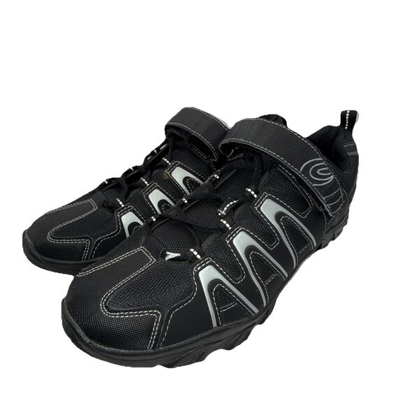 Size 12 US Men’s/ EU 46 Exustar Cycling Shoes Black E-MS102 SDS - Picture 1 of 8